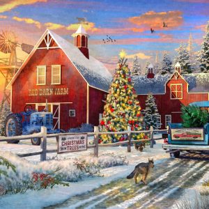 Product Image and Link for Red Barn Farm – 200 Piece Wooden Jigsaw Puzzle