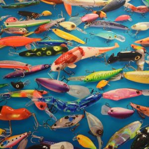 Product Image and Link for Fishing Lures (51 Piece Mini Wooden Jigsaw Puzzle)