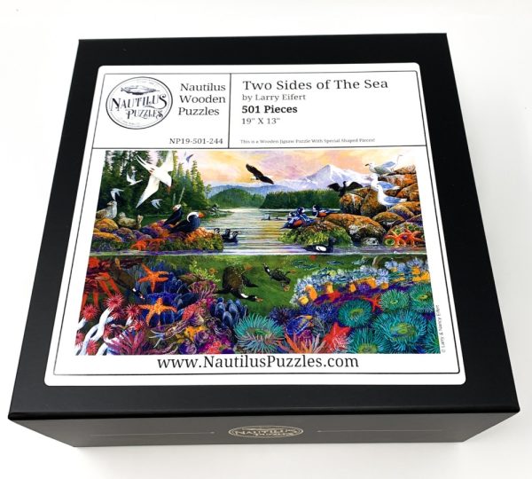 Product Image and Link for Two Sides Of The Sea (501 Piece Wooden Jigsaw Puzzle)