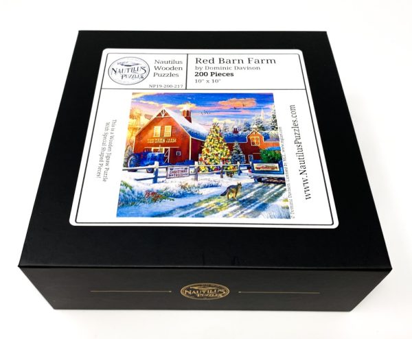 Product Image and Link for Red Barn Farm – 200 Piece Wooden Jigsaw Puzzle