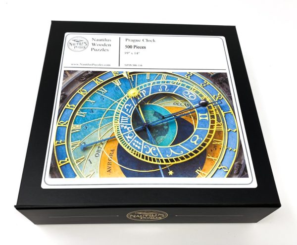 Product Image and Link for Prague Clock – 500 Piece Wooden Jigsaw Puzzle