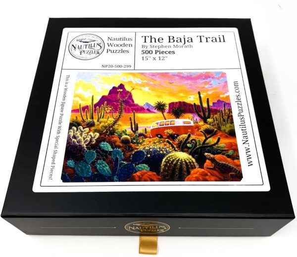 Product Image and Link for The Baja Trail (500 Piece Wooden Jigsaw Puzzle)