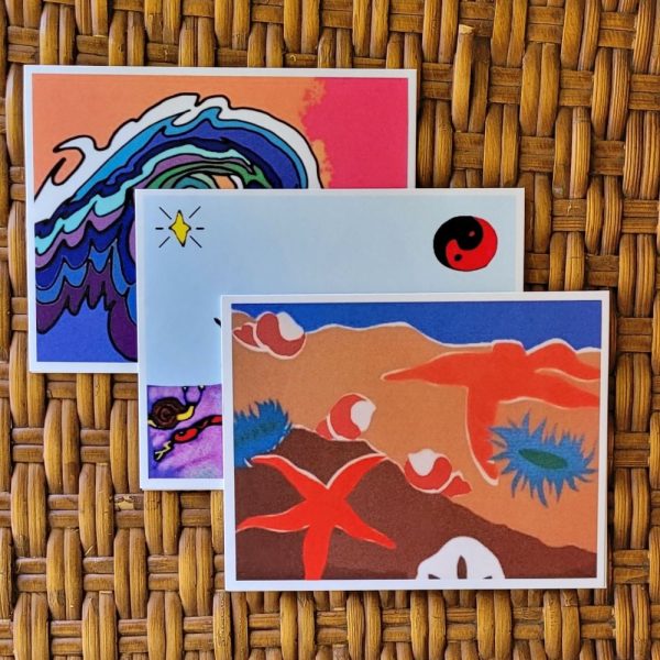 Product Image and Link for “Ocean Whimsy” eco-friendly art cards