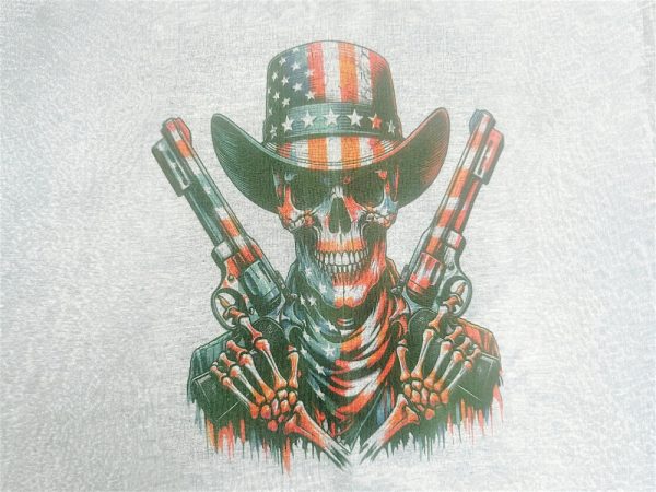 Product Image and Link for Independence Day Skull with Guns