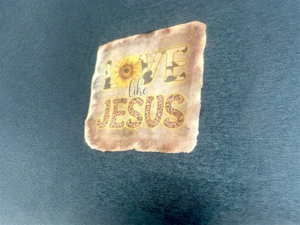 Product Image and Link for Love like Jesus Charcoal T-shirt