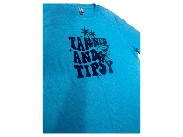 Product Image and Link for Tanned & Tipsy T-shirt