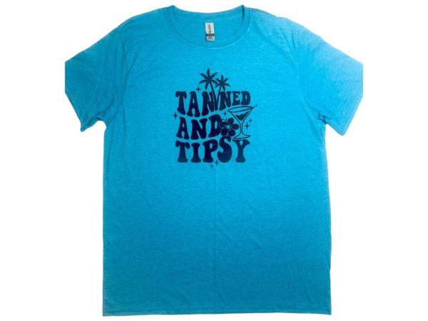 Product Image and Link for Tanned & Tipsy T-shirt