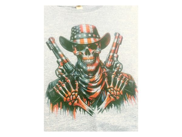 Product Image and Link for Independence Day Skull with Guns