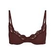 Product Image and Link for Skims – Fits Everybody Lace Underwire Bra Color: Cocoa