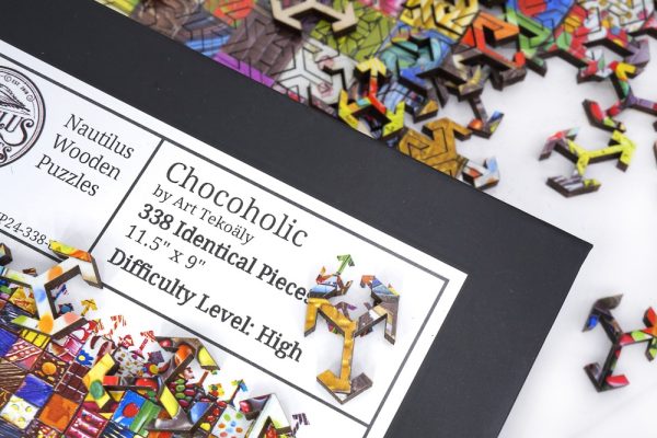 Product Image and Link for Chocoholic (338 Piece Wooden Jigsaw Puzzle)