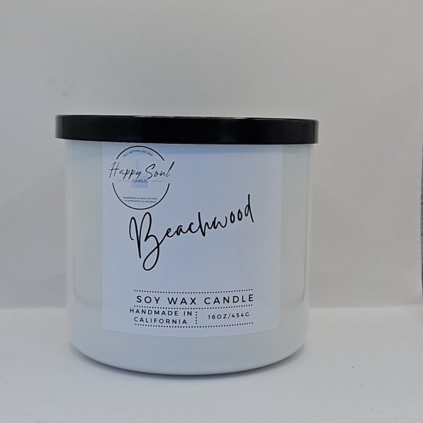 Product Image and Link for Beachwood 3-Wick Soy Candle (16oz)