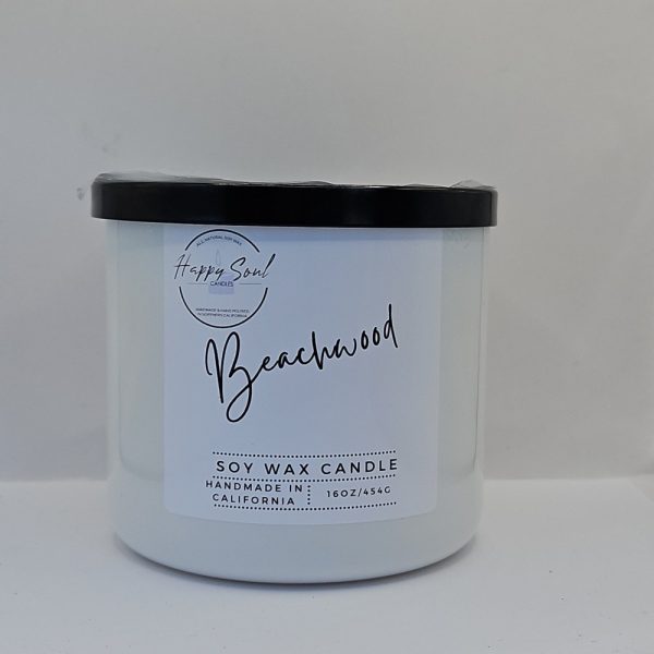 Product Image and Link for Beachwood 3-Wick Soy Candle (16oz)