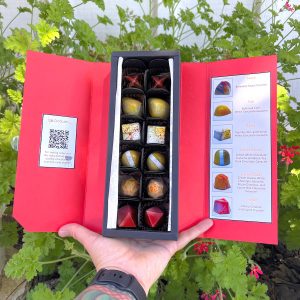 Product Image and Link for 12-Piece Artisan Handcrafted Chocolate Box