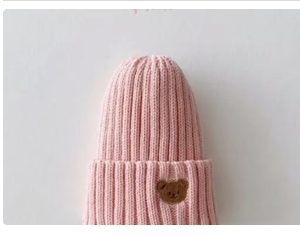 Product Image and Link for Baby Bear Beanie 6-12M Pink