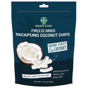 Product Image and Link for Freeze Dried Macapuno Coconut Chips