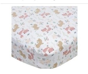 Product Image and Link for GB Baby woven cotton Fitted Crib Sheet