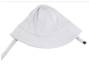 Product Image and Link for bambini White Sun Hat 6-12M