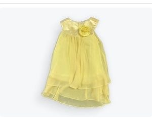 Product Image and Link for Kids Dream Chiffon Dress Yellow Size 2