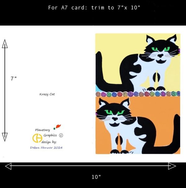 Product Image and Link for “Crazy for Cats” printable art cards