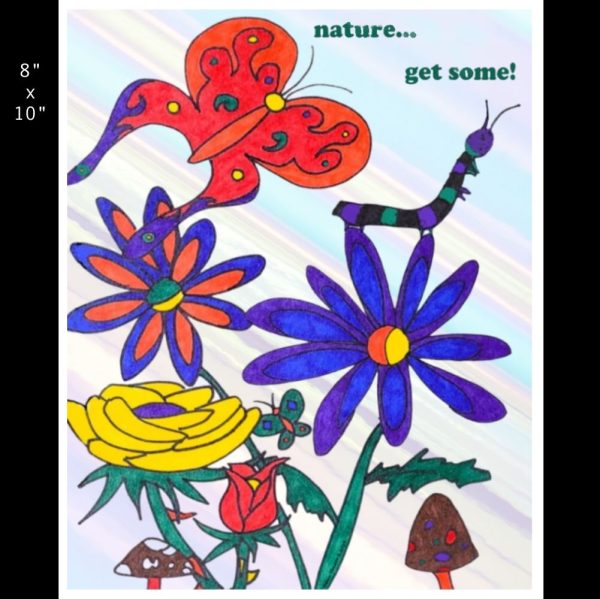 Product Image and Link for “nature…get some!” printable art