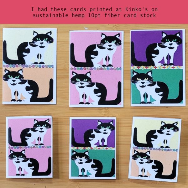 Product Image and Link for “Crazy for Cats” printable art cards