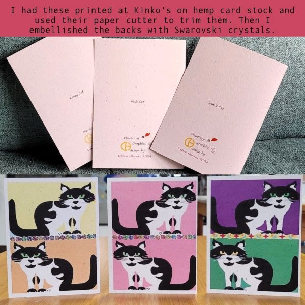 Product Image and Link for “Crazy for Cats” printable art cards