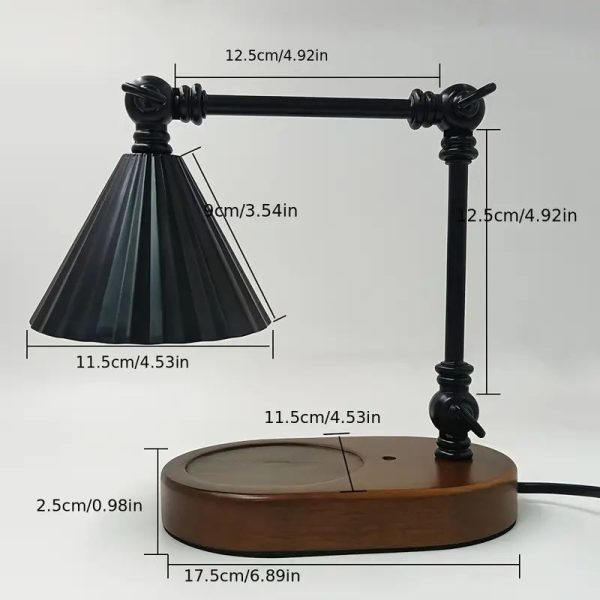 Product Image and Link for Black Adjustable Candle Lamp Warmer