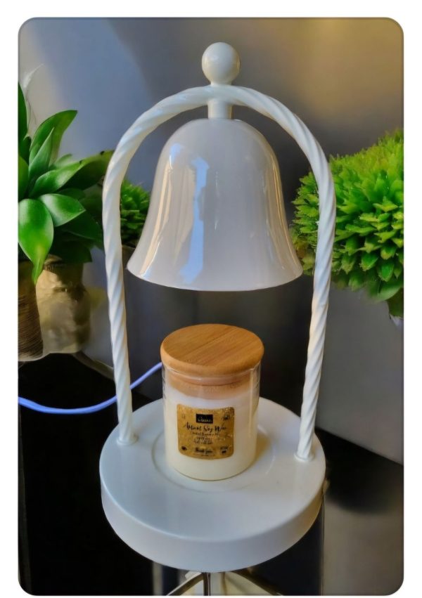 Product Image and Link for White Bell Candle Lamp Warmer