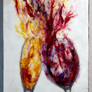 Product Image and Link for Toast – Encaustic Painting