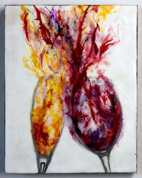 Product Image and Link for Toast – Encaustic Painting