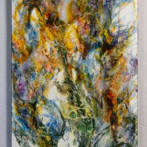 Product Image and Link for Coral – Encaustic Painting