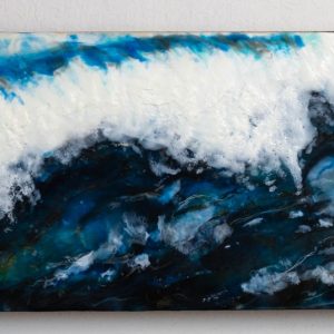 Product Image and Link for Crashing Wave 2 – Encaustic Painting