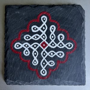 Product Image and Link for Coasters with Kolam art