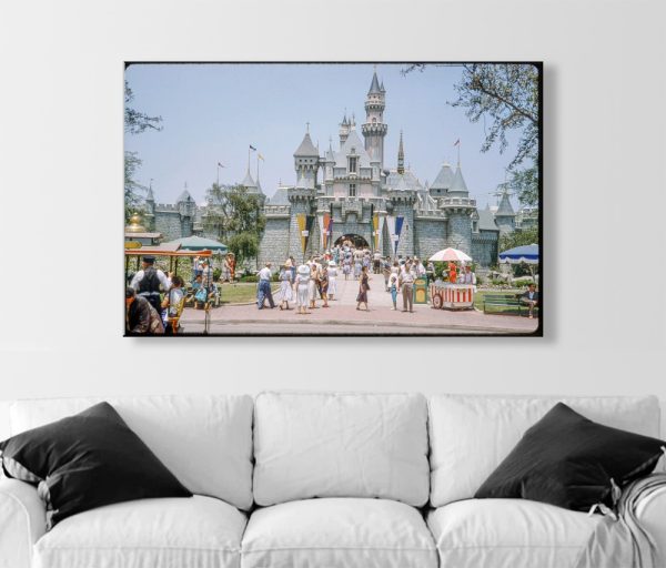 Product Image and Link for Vintage Disneyland Photograph with Castle