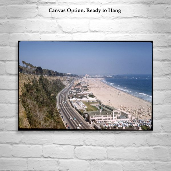 Product Image and Link for Vintage Santa Monica California Beach Photography Print