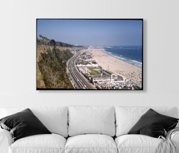 Product Image and Link for Vintage Santa Monica California Beach Photography Print