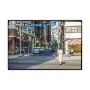 Product Image and Link for Vintage Maiden Lane San Francisco Street Photograph – Historic City Art Print | Nostalgic California Wall Art