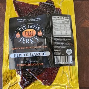 Product Image and Link for Pepper Garlic Beef Jerky