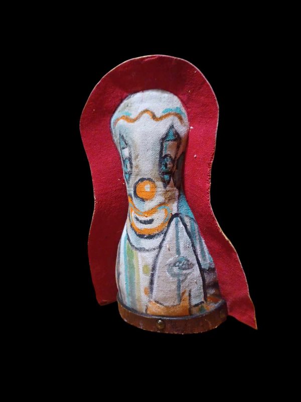 Product Image and Link for OOAK Carnival Knockdown Holding a Surfboard Focati Rug Backed Punk Doll