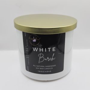 Product Image and Link for White Burch 3-Wick Soy Candle (16oz)