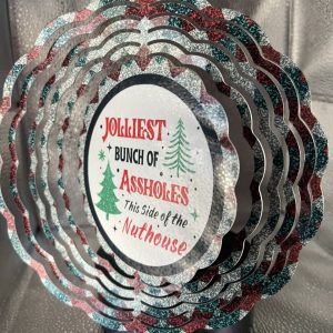 Product Image and Link for Jolliest Bunch of Assholes 8” windspinner