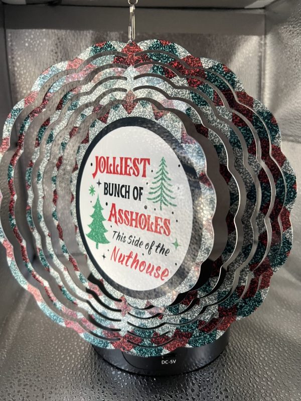 Product Image and Link for Jolliest Bunch of Assholes 8” windspinner