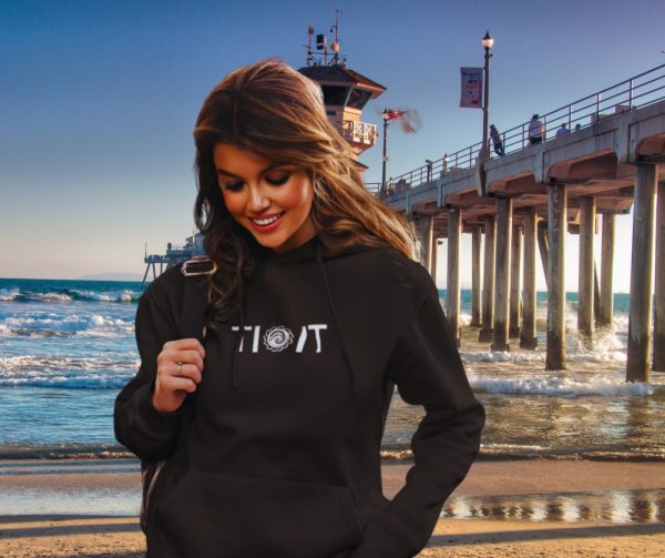 Product Image and Link for TIOIT B&W Logo Hoodie