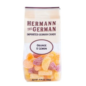 Product Image and Link for Hermann The German Orange & Lemon Candy