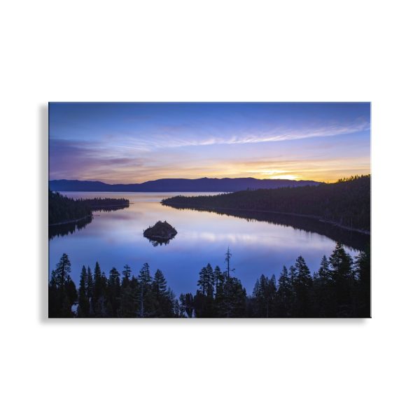 Product Image and Link for Lake Tahoe Art Photography with Emerald Bay Sunrise