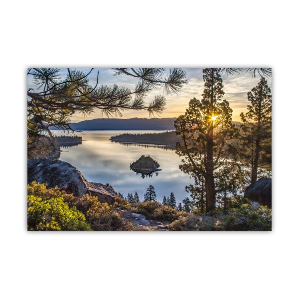 Product Image and Link for Lake Tahoe Art Photography Print with Emerald Bay