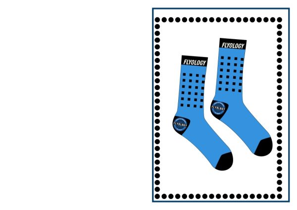 Product Image and Link for Flyology “New Beginning” Socks