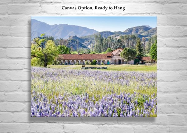 Product Image and Link for Lompoc California Mission at San Antonio de Padua | Spring Landscape Photography