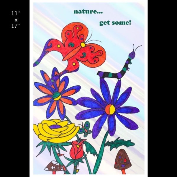 Product Image and Link for “nature…get some!” printable art