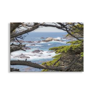 Product Image and Link for Carmel by the Sea Point Lobos Art Photography Print with Monterey Cypress Trees